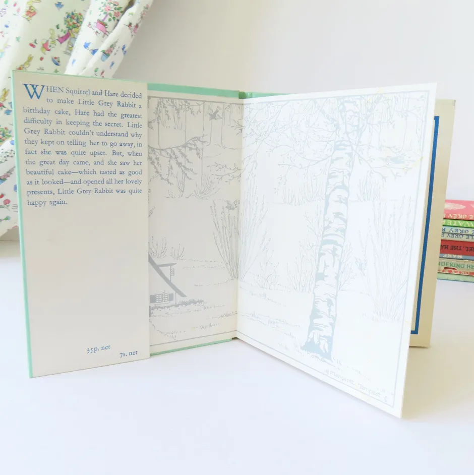 Cottontails Baby Vintage|Vintage Bunnies*VINTAGE book - Little Grey Rabbit's Birthday (1971)