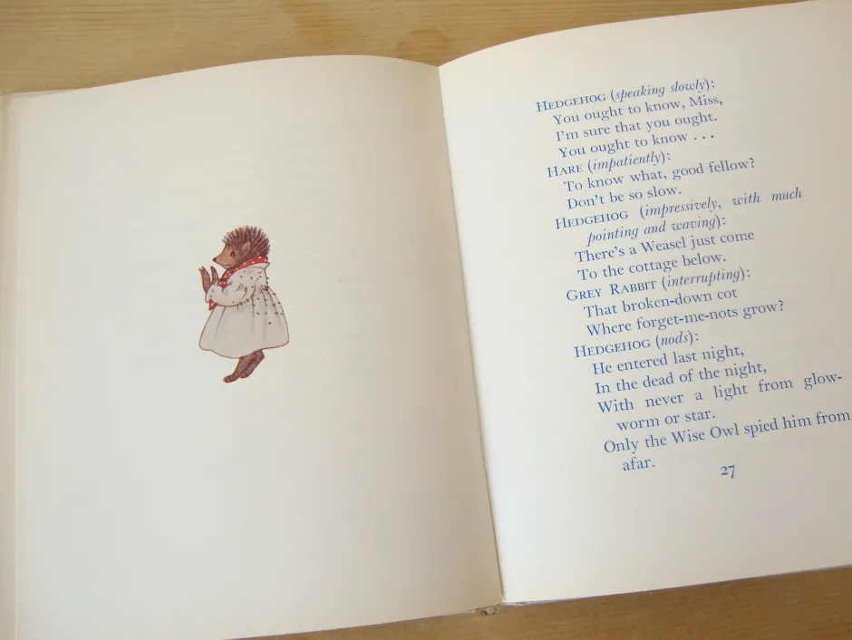 Cottontails Baby Vintage|Vintage Bunnies*VINTAGE book - Little Grey Rabbit to the Rescue - A Play