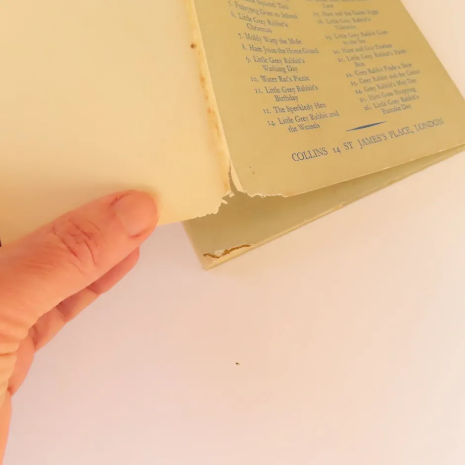 Cottontails Baby Vintage|Vintage Bunnies*VINTAGE book - Little Grey Rabbit to the Rescue - A Play