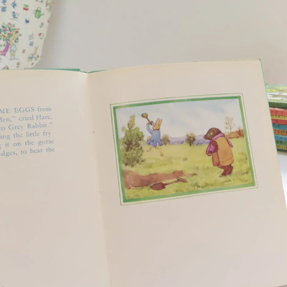 Cottontails Baby Vintage Bunnies|Vintage*VINTAGE book - Little Grey Rabbit's Pancake Day with DJ (1967 - first edition)