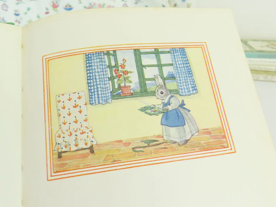Cottontails Baby Vintage|Vintage Bunnies*VINTAGE book - Little Grey Rabbit's Paint-Box (1970)