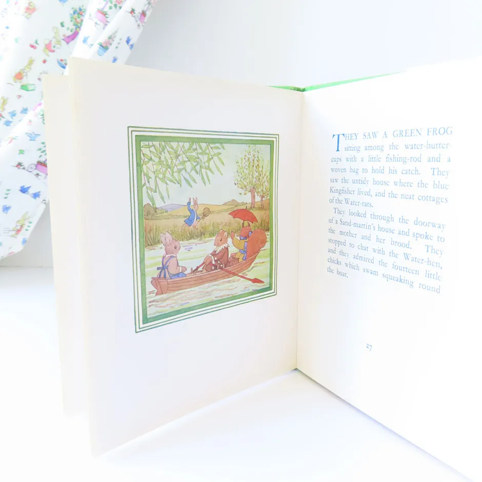 Cottontails Baby Vintage|Vintage Bunnies*VINTAGE book - Water-Rat's Picnic (1969)