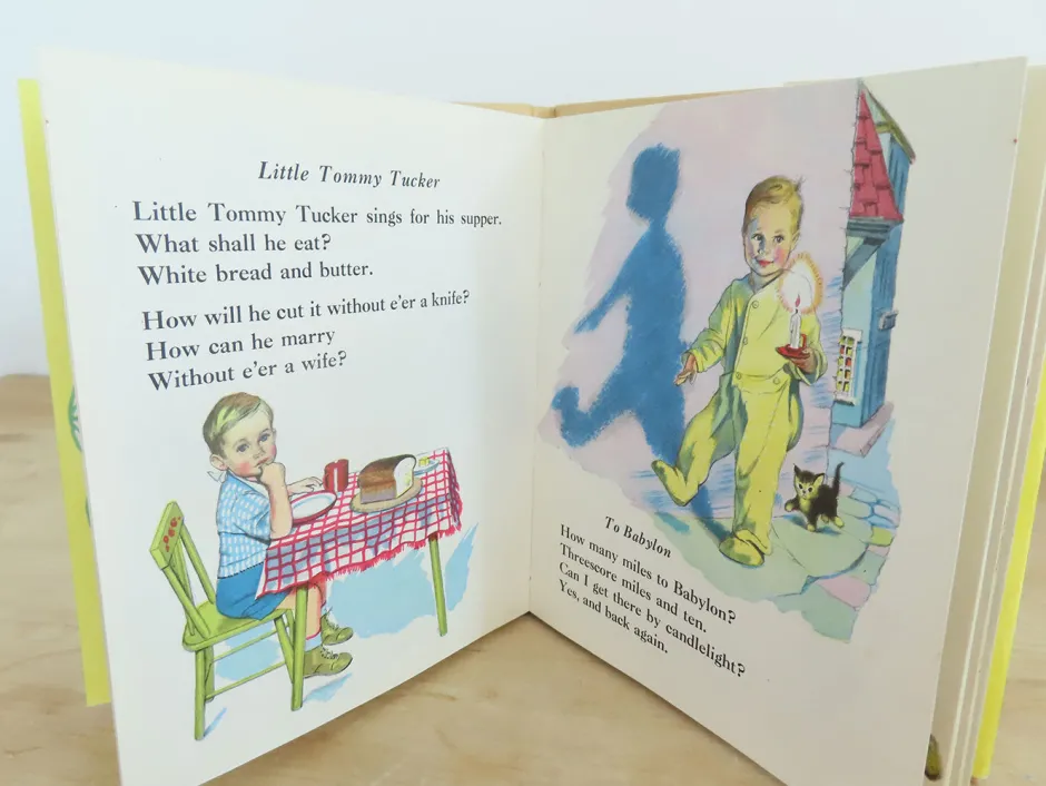 Cottontails Baby Vintage*VINTAGE children's book - Nursery Rhymes (1945)