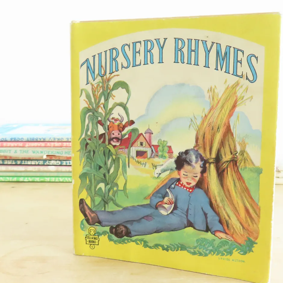 Cottontails Baby Vintage*VINTAGE children's book - Nursery Rhymes (1945)