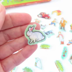 Cottontails Baby Vintage*VINTAGE Fuzzy-Felt play set - Farm