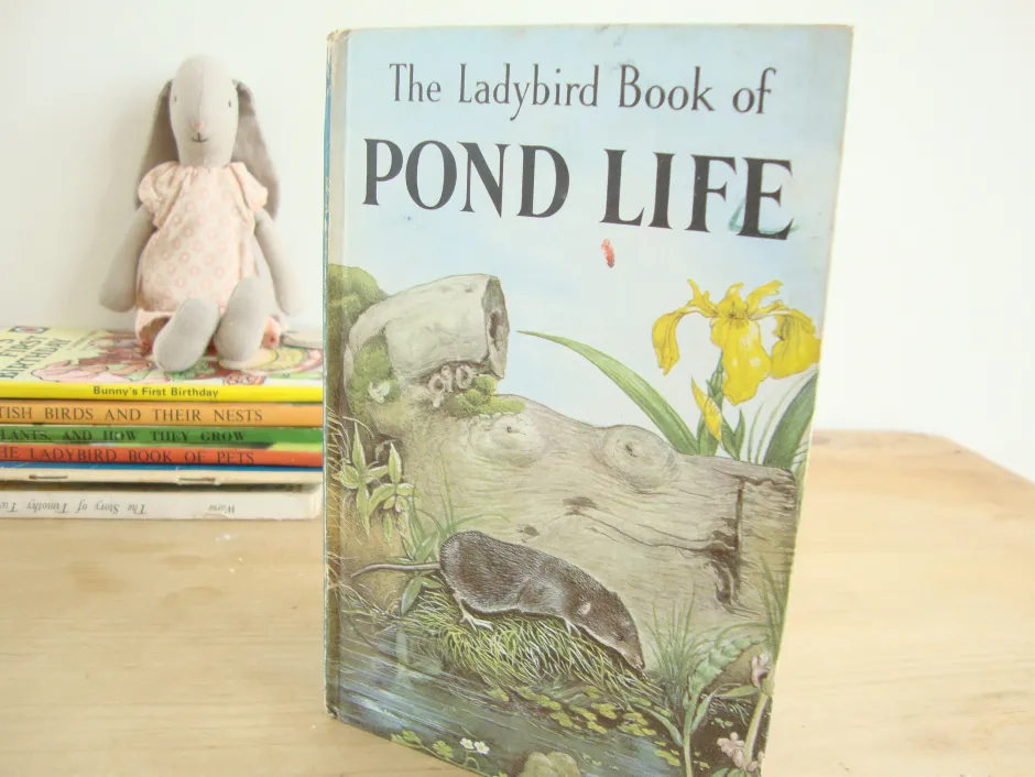 Cottontails Baby Vintage*VINTAGE Ladybird book - Pond Life (1966)
