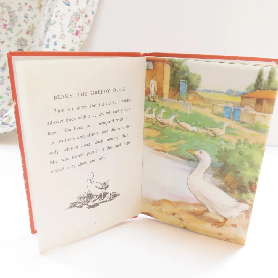 Cottontails Baby Vintage*VINTAGE Ladybird book - Beaky the Greedy Duck (mid 1960s)