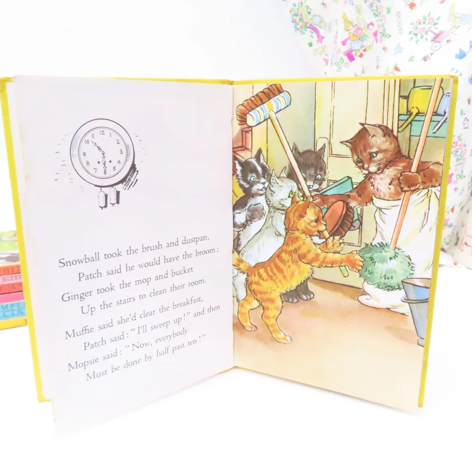Cottontails Baby Vintage*VINTAGE Ladybird book - Five Little Kittens (1966)