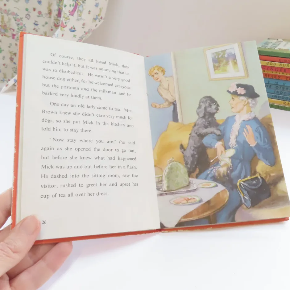 Cottontails Baby Vintage*VINTAGE Ladybird book - Mick the Disobedient Puppy (mid 1960s)