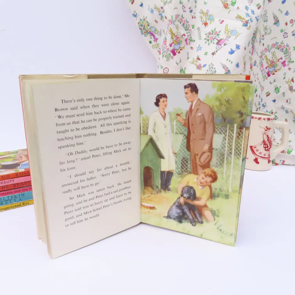 Cottontails Baby Vintage*VINTAGE Ladybird book - Mick the Disobedient Puppy with DJ (late 1950s)