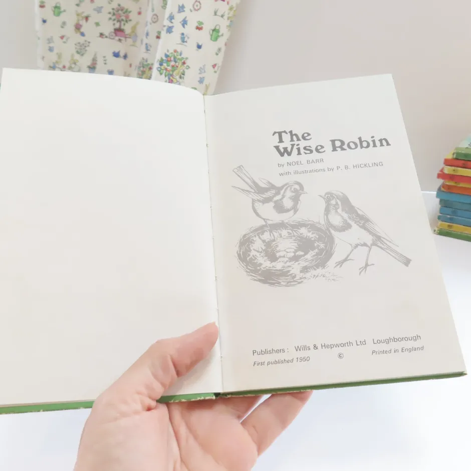 Cottontails Baby Vintage*VINTAGE Ladybird book - The Wise Robin (c.1970)