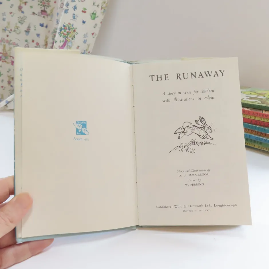 Cottontails Baby Vintage*VINTAGE Ladybird book - The Runaway with DJ (late 1950s)