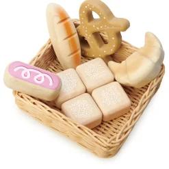 Cottontails Baby Little Kitchen|Wooden Toys*Wicker Bread Basket