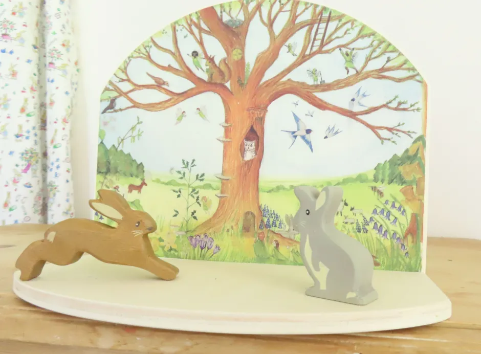Cottontails Baby Garden & Nature|Wooden Toys*Wilded Family Wooden Nature Table
