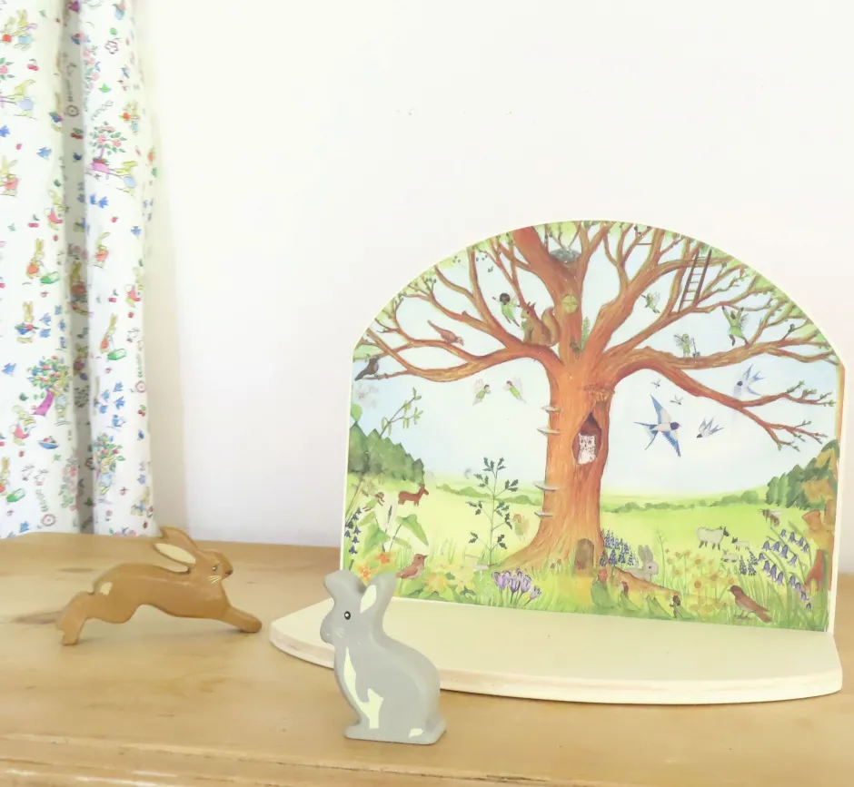 Cottontails Baby Garden & Nature|Wooden Toys*Wilded Family Wooden Nature Table