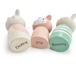 Cottontails Baby Wooden Bunnies|Wooden Toys*Wooden Bunny Family