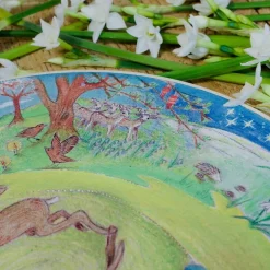 Cottontails Baby Wooden Toys*Wooden season wheel - Spring