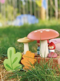 Cottontails Baby Wooden Toys*Woodland Gnome Family
