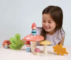 Cottontails Baby Wooden Toys*Woodland Gnome Family